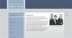 Desktop Screenshot of doerner-koetter.de