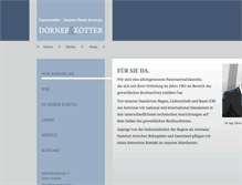 Tablet Screenshot of doerner-koetter.de